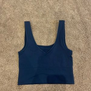 athleta- Aurora Seamless Crop Rib Tank